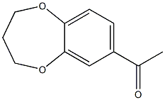 1-(3,4-dihydro-2H-1,5-benzodioxepin-7-yl)ethanone Struktur