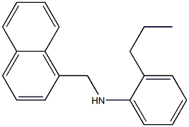 N1-(1-naphthylmethyl)-2-propylaniline Struktur