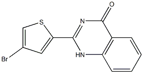 2-(4-bromo-2-thienyl)-1,4-dihydroquinazolin-4-one Struktur