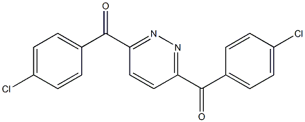 [6-(4-chlorobenzoyl)-3-pyridazinyl](4-chlorophenyl)methanone Struktur