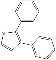 2,3-diphenylthiophene Struktur