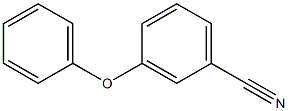 3-phenoxybenzenecarbonitrile Struktur