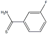 3-fluorobenzenecarbothioamide Struktur