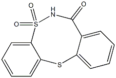 6,7-dihydro-5H-5lambda~6~-dibenzo[d,g][1,6,2]dithiazocine-5,5,7-trione Struktur