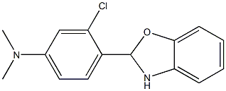 N1,N1-dimethyl-3-chloro-4-(2,3-dihydro-1,3-benzoxazol-2-yl)aniline Struktur