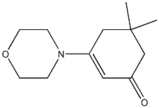 5,5-dimethyl-3-morpholinocyclohex-2-en-1-one Struktur