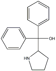 diphenyl(tetrahydro-1H-pyrrol-2-yl)methanol Struktur