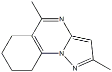 2,5-dimethyl-6,7,8,9-tetrahydropyrazolo[1,5-a]quinazoline Struktur