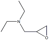 N,N-diethyl-N-(oxiran-2-ylmethyl)amine Struktur