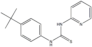 N-[4-(tert-butyl)phenyl]-N'-(2-pyridyl)thiourea Struktur