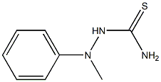 2-methyl-2-phenyl-1-hydrazinecarbothioamide Struktur