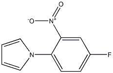 1-(4-fluoro-2-nitrophenyl)-1H-pyrrole Struktur