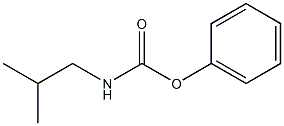 phenyl N-isobutylcarbamate Struktur