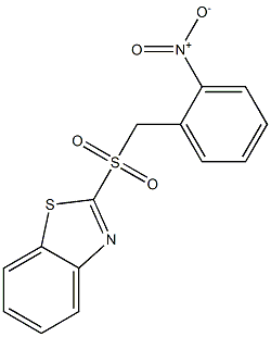 2-[(2-nitrobenzyl)sulfonyl]-1,3-benzothiazole Struktur