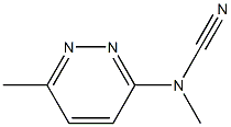 [methyl(6-methylpyridazin-3-yl)amino]methanenitrile Struktur