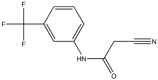 N1-[3-(trifluoromethyl)phenyl]-2-cyanoacetamide Struktur