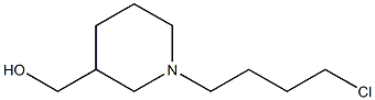 (1-(4-chlorobutyl)piperidin-3-yl)methanol Struktur