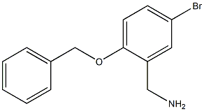 (2-(benzyloxy)-5-bromophenyl)methanamine Struktur