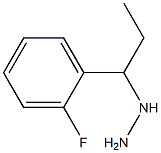 1-(1-(2-fluorophenyl)propyl)hydrazine Struktur