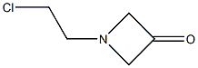 1-(2-chloroethyl)azetidin-3-one Struktur