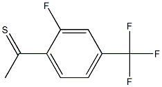 1-(2-fluoro-4-(trifluoromethyl)phenyl)ethanethione Struktur