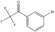 1-(3-bromophenyl)-2,2,2-trifluoroethanone Struktur