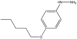 1-(4-(pentyloxy)phenyl)hydrazine Struktur