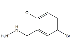 1-(5-bromo-2-methoxybenzyl)hydrazine Struktur