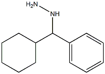 1-(cyclohexyl(phenyl)methyl)hydrazine Struktur