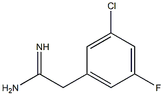 2-(3-chloro-5-fluorophenyl)acetamidine Struktur