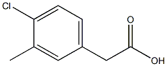 2-(4-chloro-3-methylphenyl)acetic acid Struktur