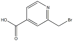 2-(bromomethyl)pyridine-4-carboxylic acid Struktur