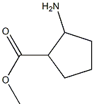 2-Amino-cyclopentanecarboxylic acid methyl ester Struktur