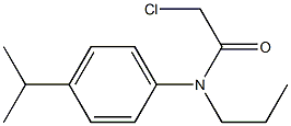 2-chloro-N-(4-isopropylphenyl)-N-propylacetamide Struktur