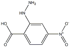 2-hydrazinyl-4-nitrobenzoic acid Struktur