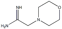 2-morpholinoacetamidine Struktur