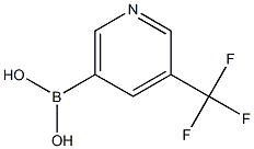 3-(Trifluoromethyl)pyridine-5-boronic acid Struktur