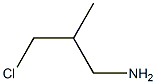 3-chloro-2-methylpropan-1-amine Struktur