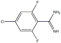 4-chloro-2,6-difluorobenzamidine Struktur