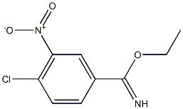 4-chloro-5-nitro-benzimidic acid ethyl ester Struktur