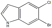 6-bromo-5-chloro-1H-indole Struktur