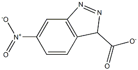 6-nitro-3H-indazole-3-carboxylate Struktur