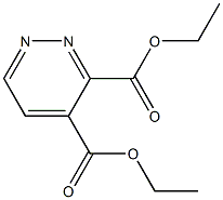 diethyl pyridazine-3,4-dicarboxylate Struktur