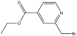 ethyl 2-(bromomethyl)pyridine-4-carboxylate Struktur