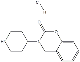 3-(4-piperidyl)-4H-benzo[e]1,3-oxazin-2-one hydrochloride Struktur