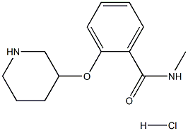 N-methyl-2-(piperidin-3-yloxy)benzamide hydrochloride Struktur