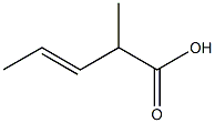 2-METHYL-3-PENTENOIC ACID 1% IN ETHANOL Struktur