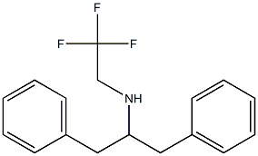 (1,3-diphenylpropan-2-yl)(2,2,2-trifluoroethyl)amine Struktur