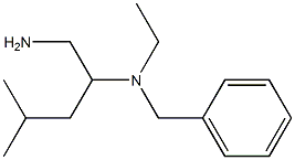 (1-amino-4-methylpentan-2-yl)(benzyl)ethylamine Struktur