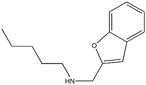 (1-benzofuran-2-ylmethyl)(pentyl)amine Struktur